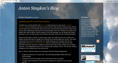 Desktop Screenshot of blogs.staykov.net