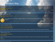 Tablet Screenshot of blogs.staykov.net